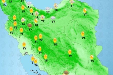 وزش باد و گردوخاک در مرکز و شرق کشور