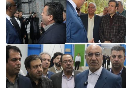 بازدید استاندار کرمانشاه و مدیر کل صمت از سردخانه سرما گستر